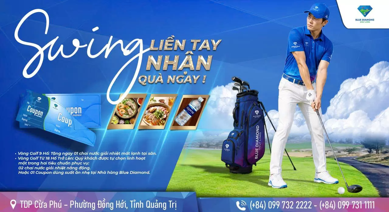 SWING YOUR BEST, LET BLUE DIAMOND GOLF LINKS FUEL YOUR ENERGY!