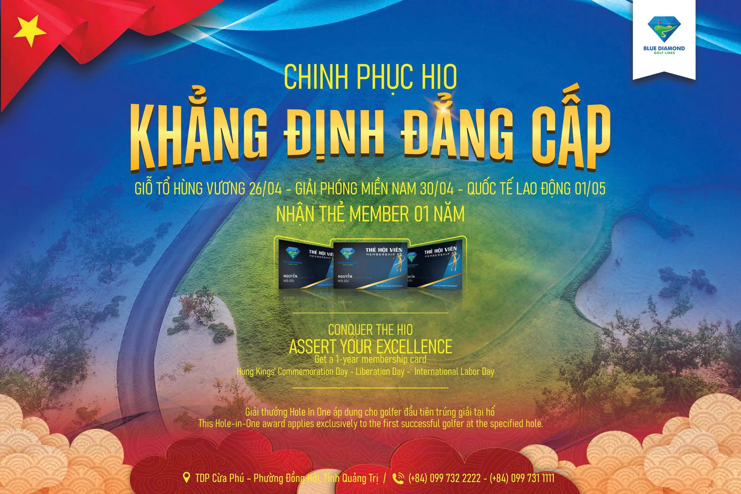 CHINH PHỤC HIO – KHẲNG ĐỊNH ĐẲNG CẤP CÙNG BLUE DIAMOND