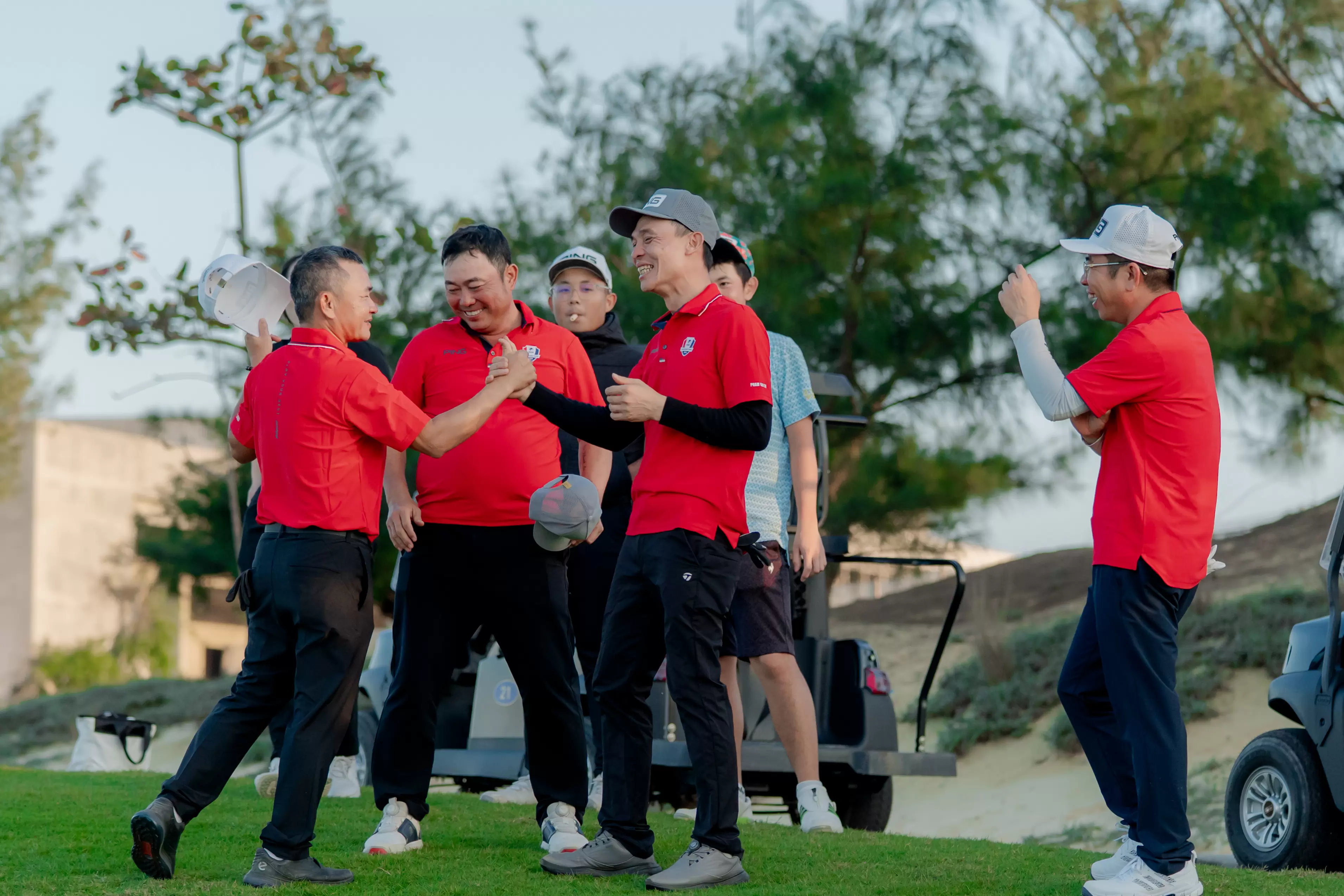 ĐỘI TUYỂN UNION CUP MIỀN BẮC CHÍNH THỨC CÓ MẶT VÀ TẬP HUẤN TẠI BLUE DIAMOND GOLF LINKS QUẢNG TRỊ